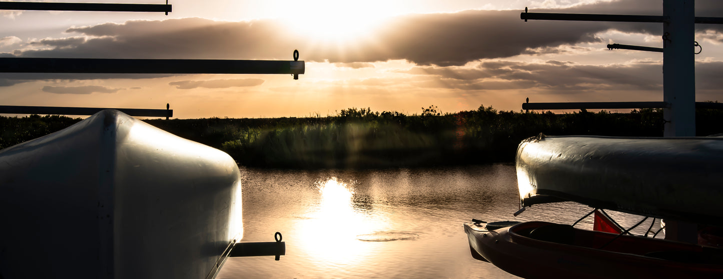 7:16pm in the Northern Everglades