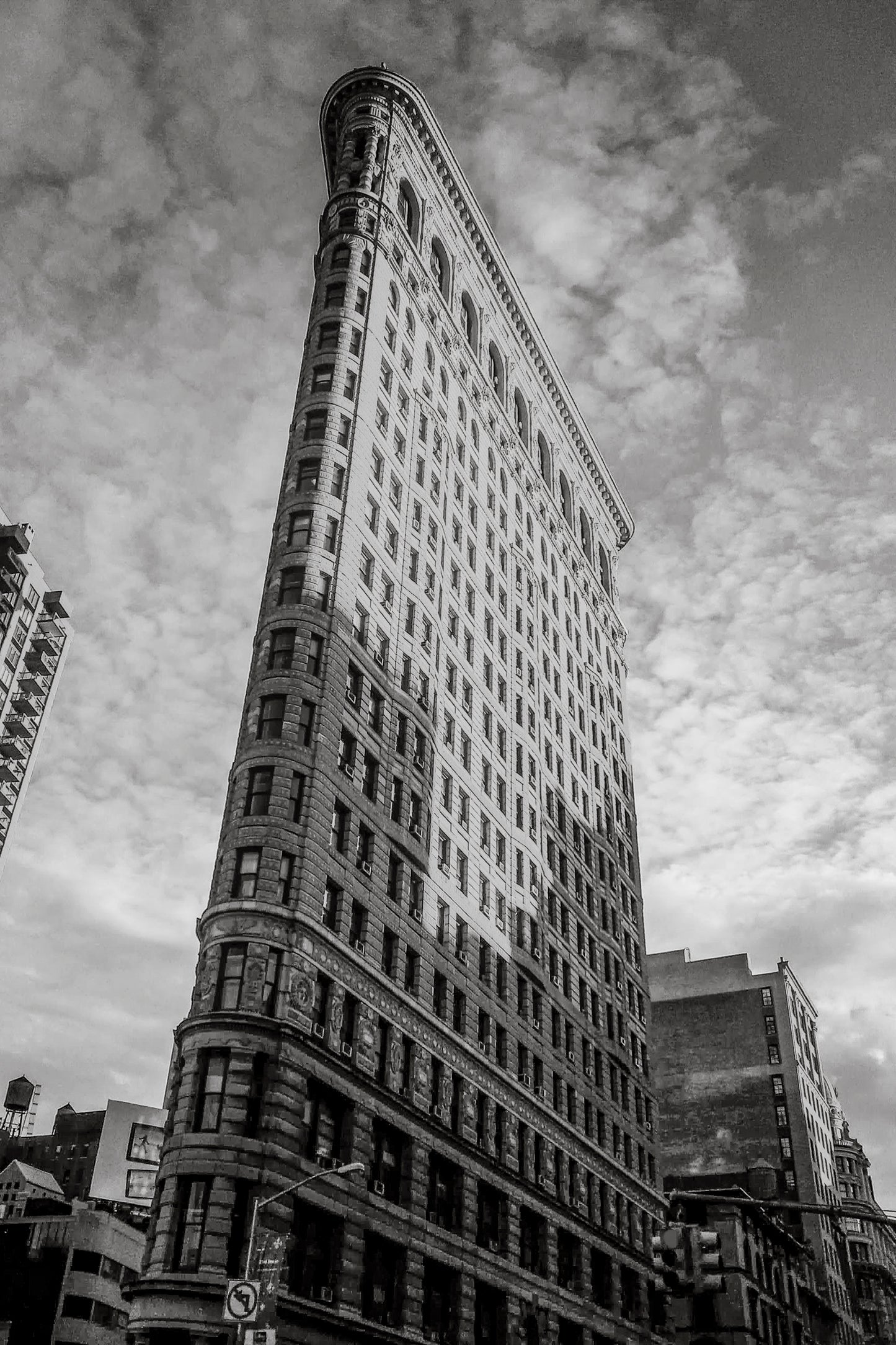 Flatiron at Sunset in B&W