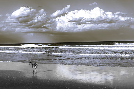 Shelling Boy on Anastasia Island