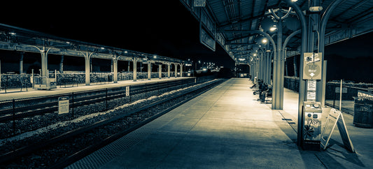 Delray Tri-Rail Southbound Pre-Dawn Vintage