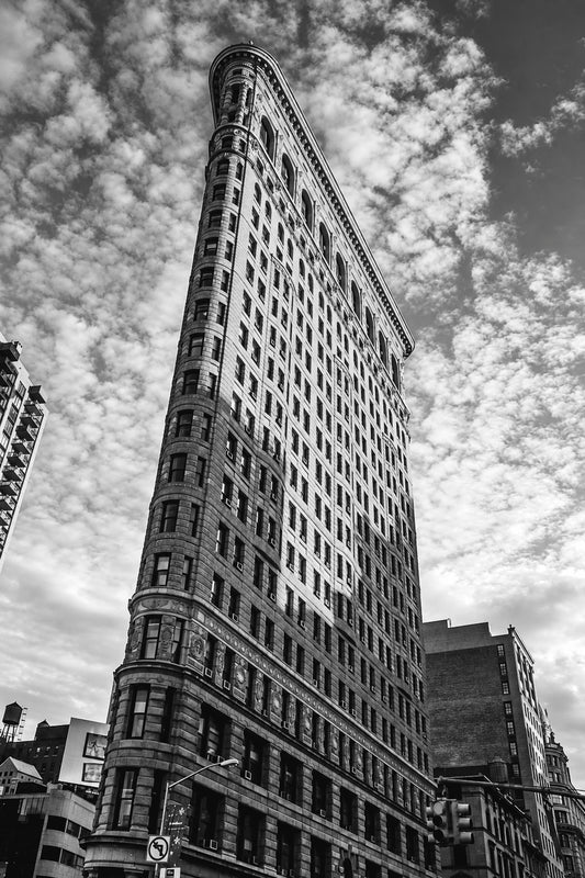 Flatiron at Sunset in B&W