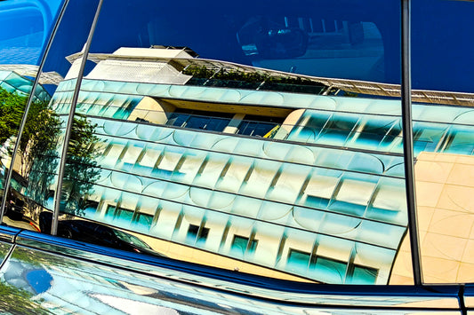 LA - SUV Reflections on South Spalding Drive