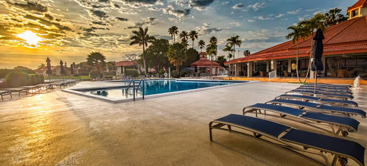 Sunrise on the Pool