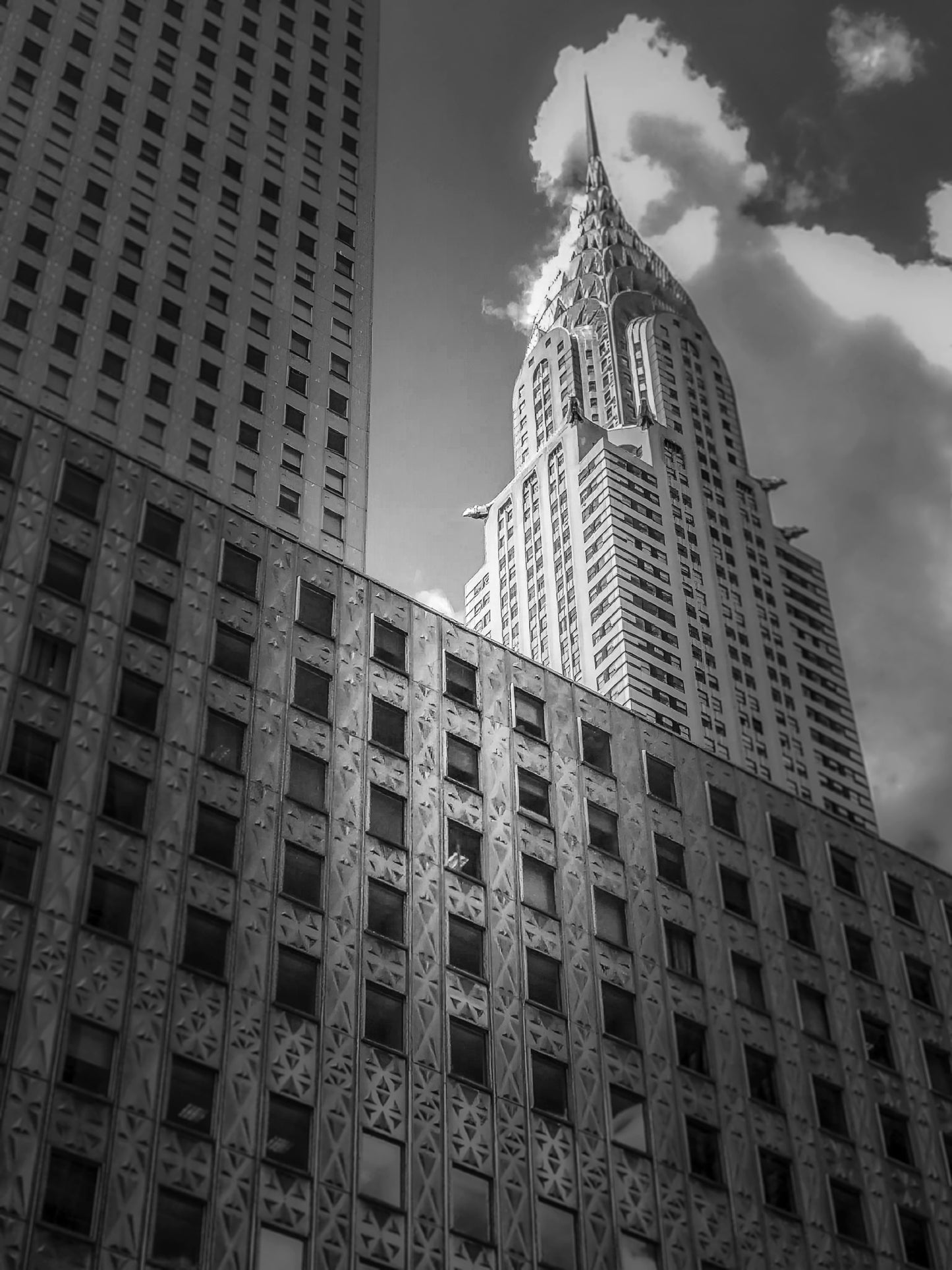 NYC - Oil and Autos in B&W