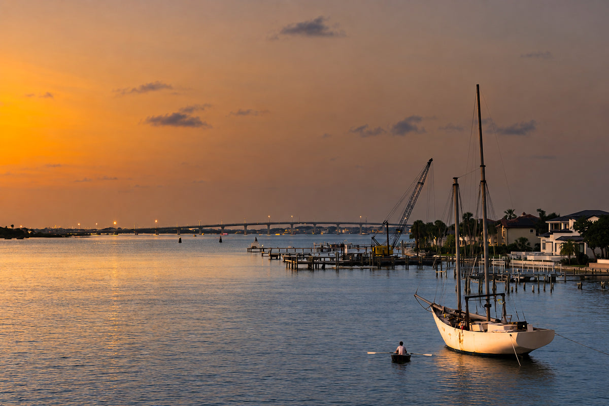 Last Light on Matanzas Bay